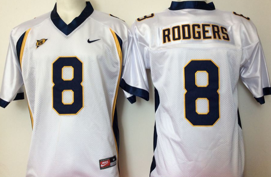 NCAA Men California Golden Bears White 8->ncaa teams->NCAA Jersey